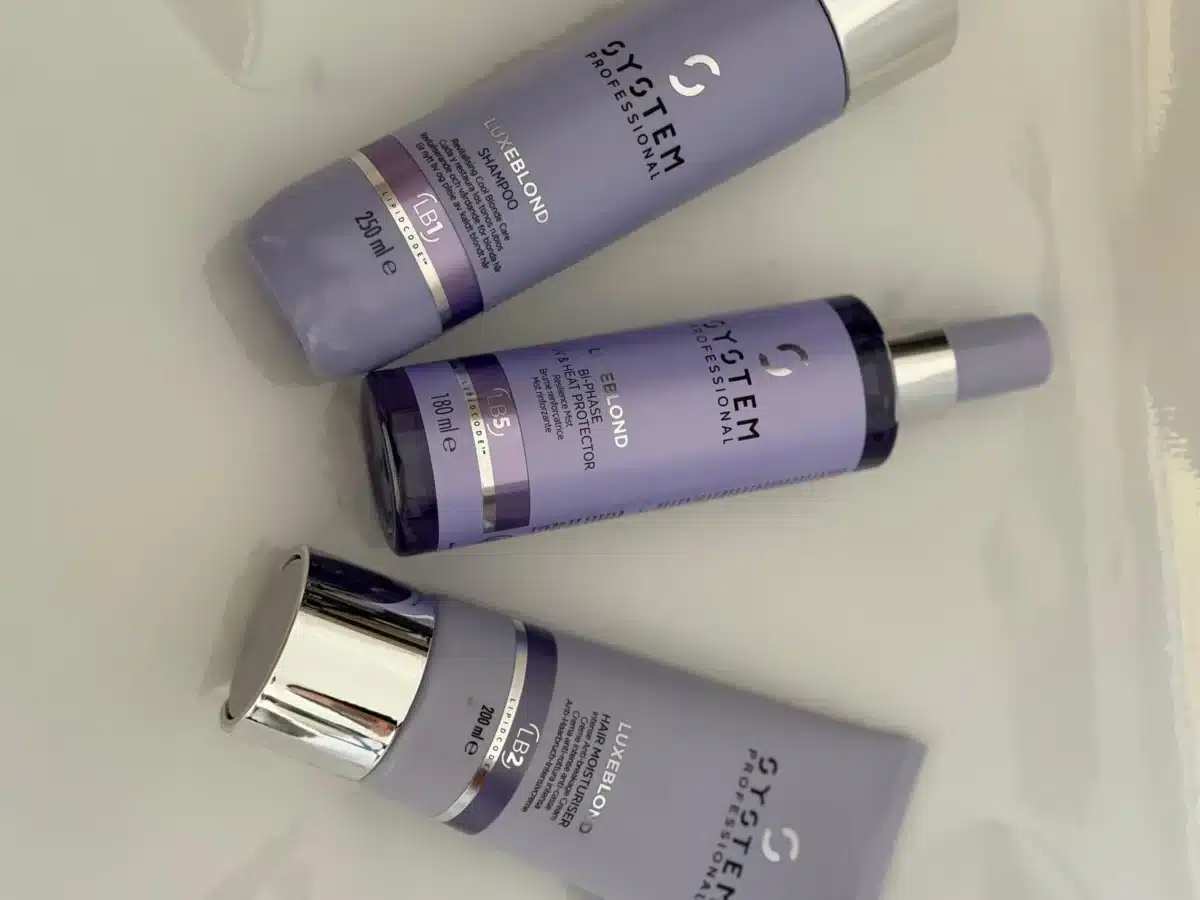 Gama Lux Blond System Professional Shampoo + Condicionador + Bi-Phase